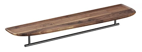 Vitra Plural 64062 Uzun Raf Metal Havluluklu 75 Cm, Koyu Meşe.